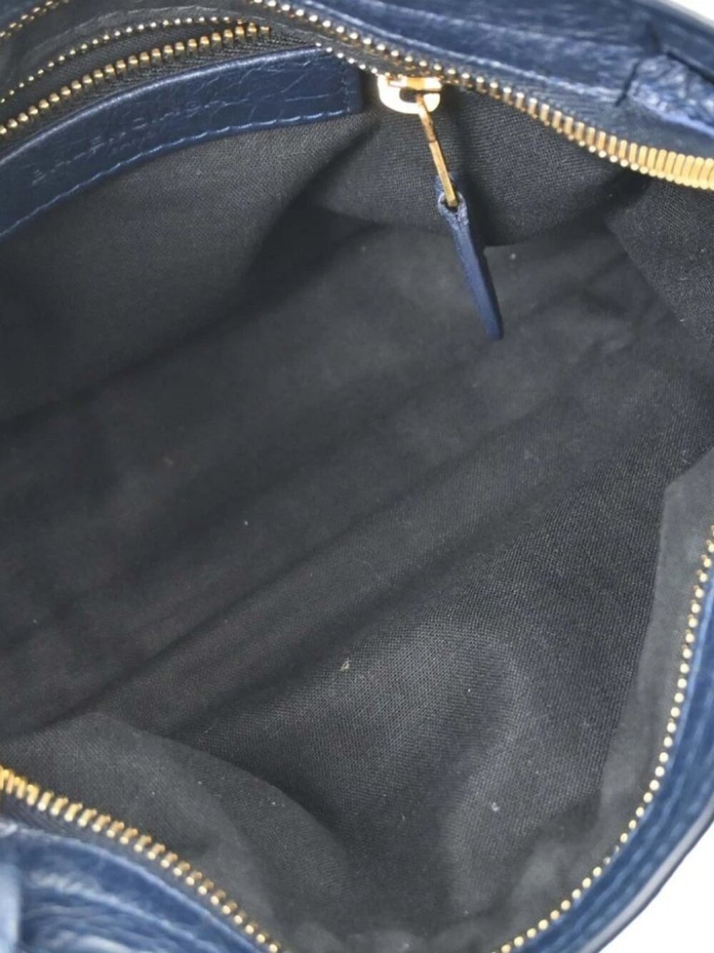 Balenciaga Navy Lambskin Giant City Mini Handbag 309544.4012.C.535269 187217 - Picture 6 of 14
